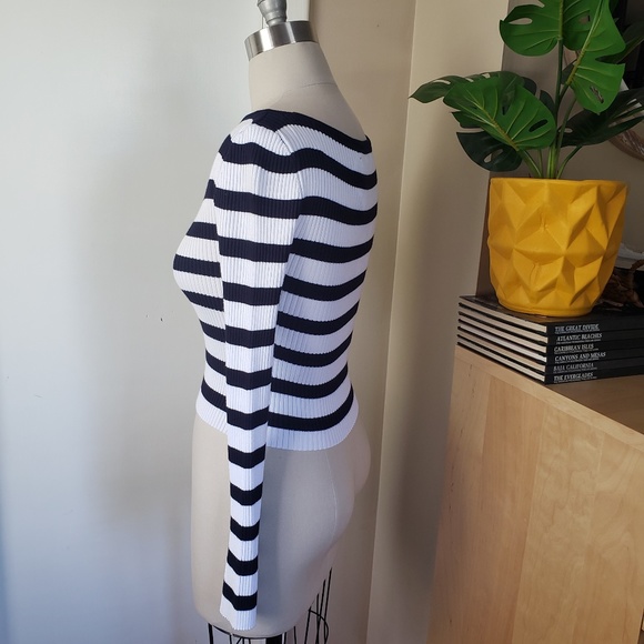 Nautical Stripe Sweater Size Large NEW! - Picture 4 of 11